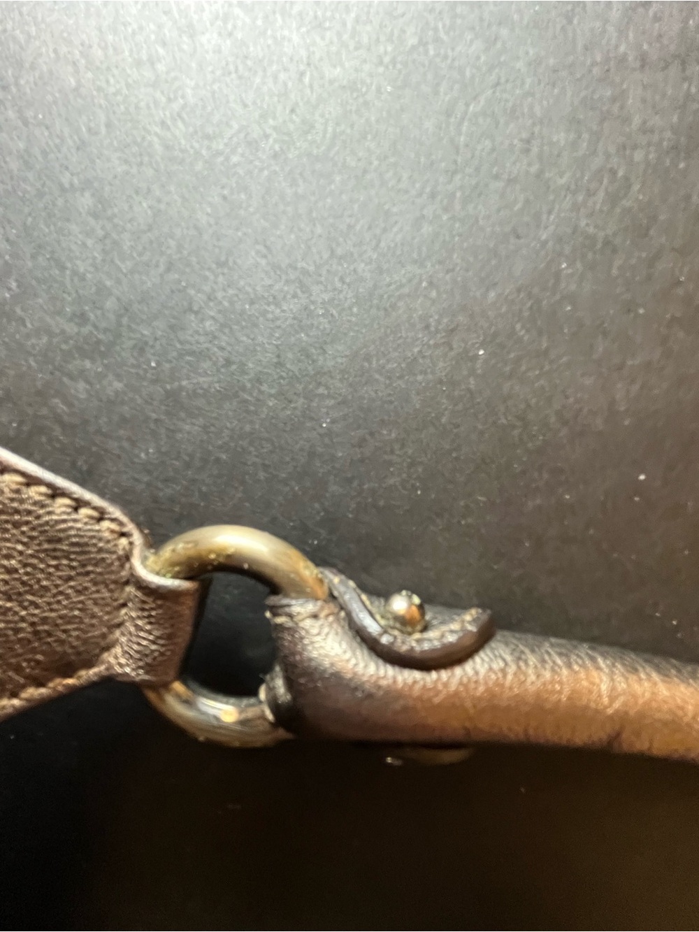 Salvatore Ferragamo Gancini Leather Bronze/gold Top-Handle Satchel - Picture 11 of 16